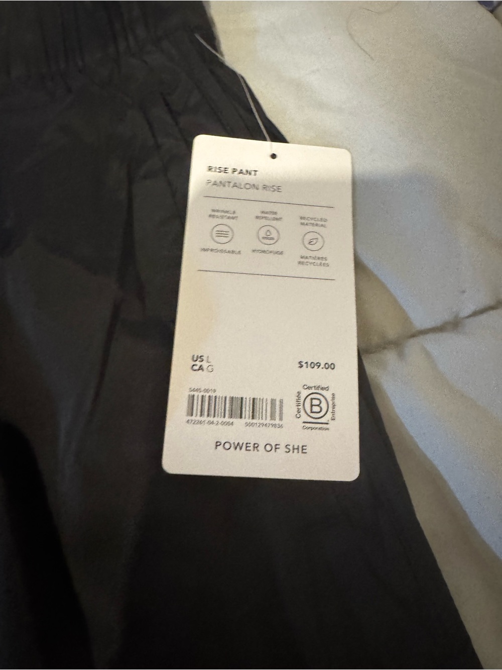 Athleta Black Track Jogger Pants - Picture 3 of 6